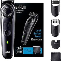 Braun Beard Trimmer for Men, BT5410, From Gillette, Style, Edge, Detail, Lifetime Sharp Blades, 39 Length Settings, 100-Min Runtime, Waterproof, 5 min Quick Charge, Precision Trimming Comb-11