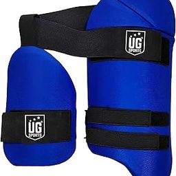 UG Ultimate Goal Cricket Combo Thigh Pad for Batting | Right Hand | Left Hand (Adult, Blue)-image-90