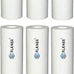 FLANER 6pcs PP Spun Filter + 1 Spanner for All Types of RO Water purifiers (10 Inch, 5 Micron) Ro Housing Sediment Filters | Replacement High-Density Spun Filter Cartridge Pre Filter Candle (6)-picture-25
