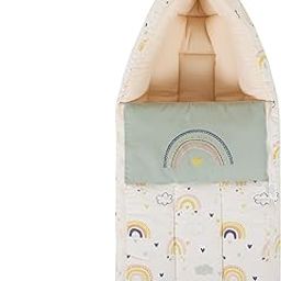 abracadabra Newborn Cotton Carry Nest Bag/Sleeping Bag, Age 0-9 Months (Rainbow) - Multicolor-image-24