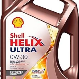 Shell Helix Ultra ECT 0W30 API SN, ACEA C2/C3 Fully Synthetic Engine Oil for Petrol, Diesel and Hybrid Cars (4 L)-picture-0