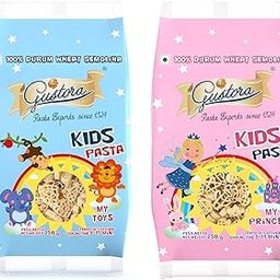 Gustora Kids Pasta Combo I Combo Pack of My Princess and My Toys Pasta I Made of 100% Durum Wheat Semolina I Vegetarian I Rich in Protein & Fibre I Zero cholesterol (250g X 2)-image-21