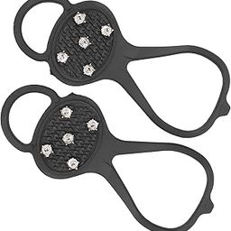 Generic Snow Shoe Spikes, Lightweight 36-49 Shoe Size Anti Slip Shoe Spikes Easy to Carry for Hiking for Skiing'-image-32