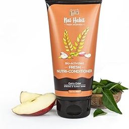 Nat Habit Nutri-Conditioner, Curry Cider For Dry & Frizzy Hair, Deep Shine & Smoothness with 9 Ultra-Moisturizing Power Conditioners, 150ml-image-9