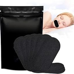BAERFIT Black Sleep Strips Anti-Snoring Devices, Ultra-Soft Black Mouth Tape for Sleeping Tape Your Mouth to Improve Your Nose Breathing Sleep Aids: Reduce Snoring - 30pcs-image-83