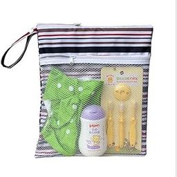BNF Fashion Mummy Cloth Diaper Bag Wet Dry Zipper Striped Tote Nappy Bag | Baby | Diapering | Diaper Bags-image-19