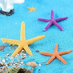 VAYINATO® 4 Pcs Artificial Simulation Mixed Colour Starfish Decoration for Aquarium Fish Tank,Arts and Crafts | Looks Like Real | Colour Wont Fade by Petzlifeworld-image-74