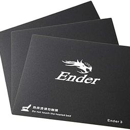 Ender 3 Bed Mat for Creality Ender 3 Build Plate, Ender 3 Print Plate, Ender 3 Heat Bed Platform Sticker Sheet, Hot Bed Build Surface Plate Tape for Ender-3 Ender 3X CR-20, 235x235mm (Pack of 3)-72