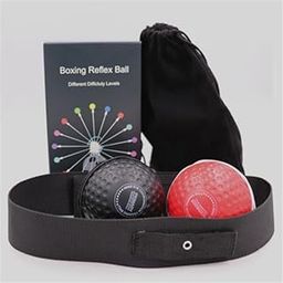 CALANDIS™ Boxing Reflex Ball Headband Fitness Boxing Gear Workout Reflex Punching Ball Headband Black Red | Punching Bags | Training Equipment & Supplies | Boxing, Martial Arts & MMA-image-46
