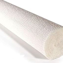 8ft Length/20in Width Crepe Paper Roll/Wrinkled Paper for Flower Making, Bouquet Wrapping and Craft (White, 2 Roll)-17