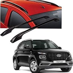 DS ENTERPRISE Drill Free Roof Rails for Venue All Models - Black Color (Pack of 2)-picture-22