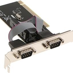 2 Port DB9 RS-232 Serial PCI Controller Card Support Windows XP 2000 PC-image-50