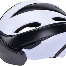 SAZ DEKOR Road Bicycle Helmet Adjustable Bike Helmet for Adults Men Women Skateboarding Black White-image-39