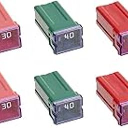 SIGANDG 10pcs Jcase Block Fuse car Fuse for Trucks Cars and SUVS (20A/30A/40A/50A/60A, 2pcs Each)-image-25
