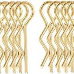 20Pcs R-Type Body Shell Clip for 1/10 1/12 1/16 Rc Crawler Truck Yellow-image-20