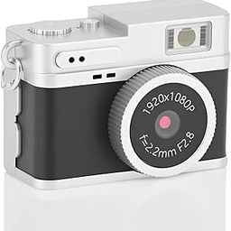 LICAEVEY Vintage Digital TLR Camera | 1080P FHD Video | 0.96 Inch Color Screen | 128GB Memory | LED Fill Light | Portable Retro Pocket Camera (Black)-image-76