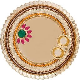 Crafty Creations Presents Decorative Designer Acrylic Pooja THALI-image-35