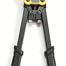 Mass Pro Manual Rivet Gun Kit with 3 Steel Changeable Heads (3 Nosepieces) Heavy Duty Two Hands Riveter Hand Rivet Tool for Plastic, Metal, Leather,Vehicle Etc.-image-9
