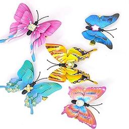 Navjai Butterfly Hair Clip for Kids Girls-3D hair Pin Colorful Organza Claw Clip for Women Hair Accessory butterfly Hair Clamp Hair Barrette Strong Hold Hair Pin (Multicolor-5Piece)-image-85