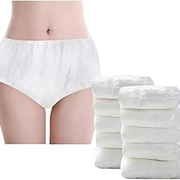 Disposable Panties for Women Spa, Maternity, Periods, Body Massage,Non Transparent 30 GSM Double Layered Women's Travelling Briefs Use and Throw Panties for Girls Ladies Non Woven Panty-image-84