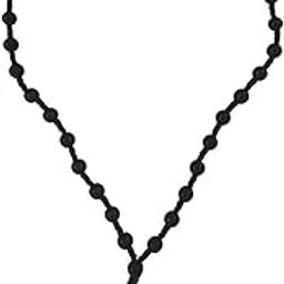 Religious Jewelry Mahakal Locket with Crystal Chain Onyx Crystal, Cotton Dori Pendant Set Black and Gold Rhodium 01 Pendant Necklace for Men and Women-10