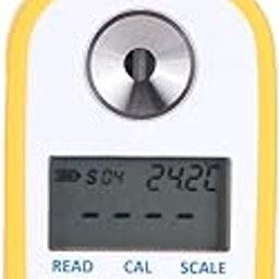 MxRady LARK™Digital Brix Refractometer, 0-94% Brix Portable Digital Refractometer, High Accuracy Handheld Pocket Refractometer for Sugar Content, Baume, Juice, Honey, Beer, Water Testing-14