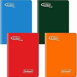 NEELGAGAN Ledger Pocket Size (No. 00), (9.5 x 12.5cm) Soft Cover Plastic (PVC) Pack of-5-image-1