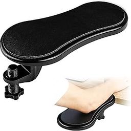 Arm Rest for Desk, Black Desk Extender Ergonomic Arm Support, Adjustable Rotating Computer Arm Support Pad for Table, Office, Chair, Desk (Black)-30