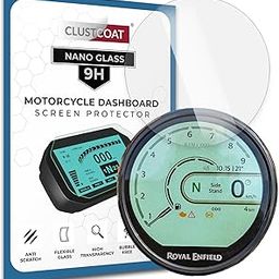 CLUSTCOAT 9H Nano Glass Motorcycle Dashboard Screen Protector for Royal Enfield HIMALAYAN 450 2024+ / GUERRILLA 450 (FULL TFT DASH) 2024+-18
