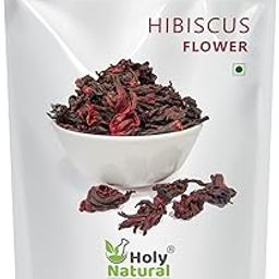 Holy Natural Hibiscus Flower for Hot and Cold Tea | Dry Hibiscus Sabdariffa, Rosella Flower | Dried and Edible Grade | 200 gm-image-75