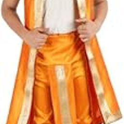 Men's Dupion Silk Dhoti With Dupatta For Wedding Festival Pooja and Traditional Functions Use It (Size - Free)-picture-16