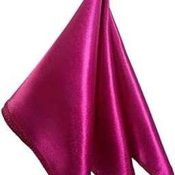 Satin Pocket Square for Men, Wedding Handkerchief for Suits, Blazers & Tuxedo Men's Pocket Square (Purple)-image-50