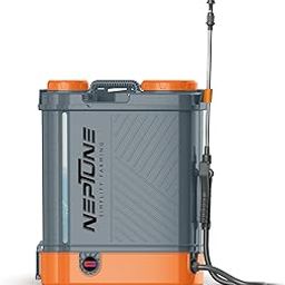 Neptune Simplify Farming Max-14-Plus 20L Backpack Battery Operated Sprayer | 12V 12AH Double Motor | 0-120 PSI Adjustable Pressure with 5 Nozzles | with Italian Gun for Agriculture and Garden Use-image-23