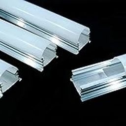 Electronic spices 1m Alumunium Profile Groove housing for Led Strip - Pack of 5,Plastic(multi)-80