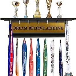 Sanvox LARGE MEDAL HOLDER DREAM BELIEVE ACHIEVE - Brown-image-37