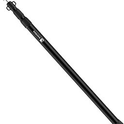 MERISHOPP Telescoping Tarp Poles Tent Poles Outdoor Awning Poles Hiking 3.0m Black| Tent Accessories | Tent Pegs | Tent Rope Set-image-61
