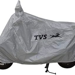 TVS Racing Scooter Cover for XL100| UV Protection | Dustproof | Bike Body Cover for Two Wheeler| Waterproof Scooty Body Cover| Universal Fit| Waterproof | Silver-image-25