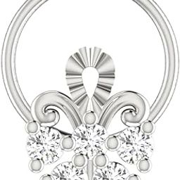 14Kt White Gold Stud Nosering AVNO274WB-53