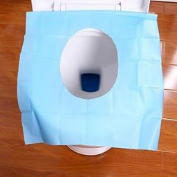 Buckle Up Disposable Toilet Seat Covers - Set of 18 - Blue-image-31