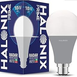 Halonix Motion Sensor 10W B22 Yellow Led Bulb | Warm White led bulb | Auto on Bullb-Auto off Bulb | Pack of 1-image-24