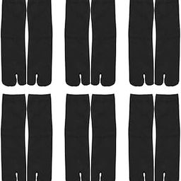 ™ 6 Pairs Flip Flop Socks Practical Split Toe Socks for Home Traveling Outdoor Black | Stockings & Thigh-Highs | Hosiery & Socks | Womens Clothing-picture-16