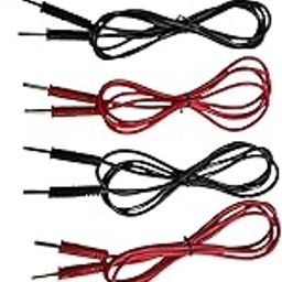 (STI) IFT WIRE FOR PHYSIOTHERAPY MACHINE PACK OF 8PCS IFT WIRES IFT Physiotherapy Machine Wire Set, Black and Red, 8 Pieces, Connection Leads for Interferential Therapy Equipment-image-47