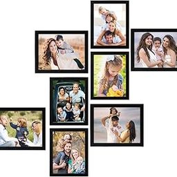 Amazon Brand - Solimo Set of 8 Collage Photo Frames (8 Pcs-8X10 Inch), Black-19