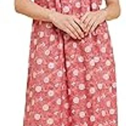 sweet dreams OCW-3030 Blue Cotton Maxi Casual Regular Night Dress-picture-1