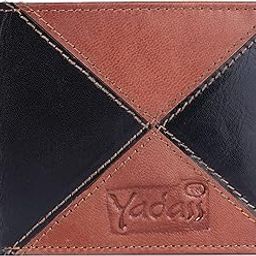 Shloka Arya Enterprises s Bi Fold Slim & Light Weight Leather Men's Stylish Casual Wallet Purse with Card Holder with Multicolor 22123_BR_BL-20