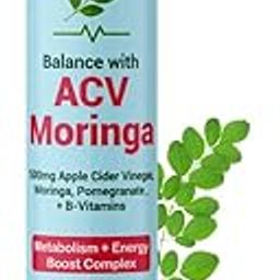 Pleza ACV Moringa Supplement | Controls Cravings, Boosts Metabolism | 500mg Apple Cider Vinegar, Moringa, Vit B6, B12 | No Added Sugar, Vegan, No Maltodextrin | Delicious | 15 Effervescent Tablets-image-96