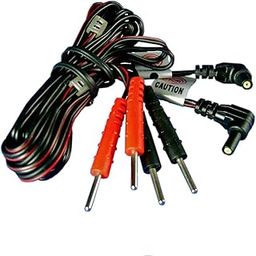 Premium Pair of 2 Black Lead Wires for TENS and EMS Units - Standard Female Plug-picture-28