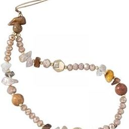 CALANDIS™ 2xPhone Beads Chain Mobile Phone Chain Aesthetic Phone Chain Women Girls Brown | Straps & Charms | Cell Phone Accessories-picture-19