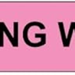"Living Will" Medical Labels, 5/16"H x 1-1/4"W, Roll of 500, Pink-image-51