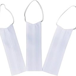 Advocate Large Elastic Neck Band for Lawyers, White Court Wear, Formal Band, Pack of 3-image-81